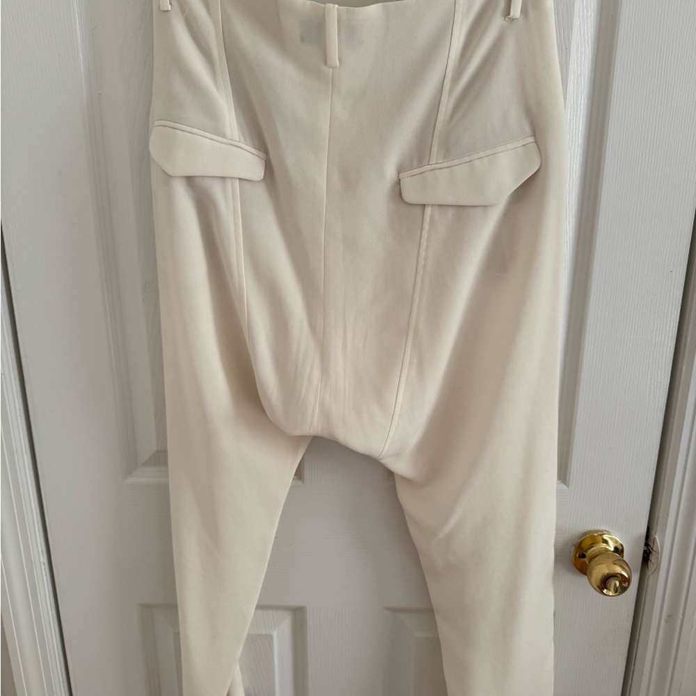 NILI LOTAN - Paris Pant - Size 6 - White Silk - Picture 4 of 5